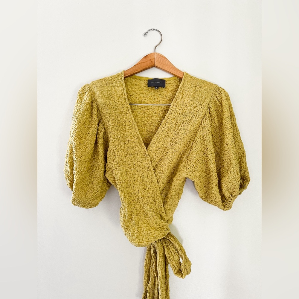 V-Neck Puff Sleeve Blouse from Dress Up